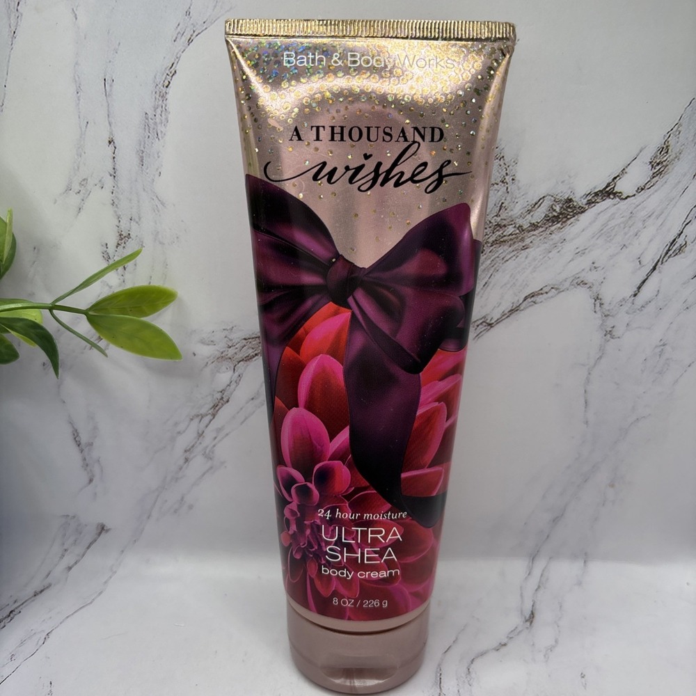 Bath & Body Works A Thousand Wishes Body Cream Lotion ultra shea 8 oz New